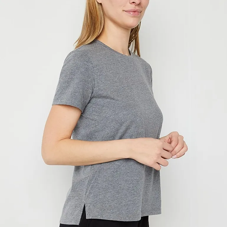 Xersion Womens Cotton Crew Neck Short Sleeve T-Shirt
