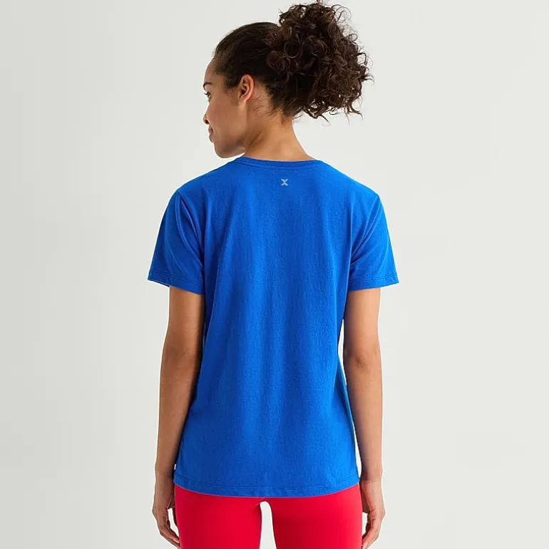 Xersion Womens Cotton Crew Neck Short Sleeve T-Shirt