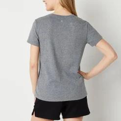 Xersion Womens Cotton Crew Neck Short Sleeve T-Shirt