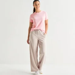Xersion Womens Cotton Crew Neck Short Sleeve T-Shirt