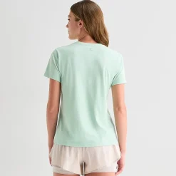 Xersion Womens Cotton Crew Neck Short Sleeve T-Shirt