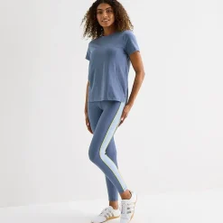 Xersion Womens Cotton Crew Neck Short Sleeve T-Shirt