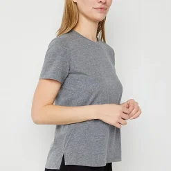 Xersion Womens Cotton Crew Neck Short Sleeve T-Shirt