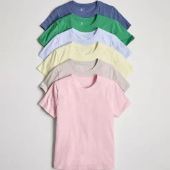 Xersion Womens Cotton Crew Neck Short Sleeve T-Shirt