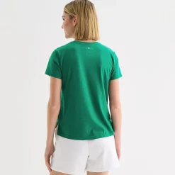 Xersion Womens Cotton Crew Neck Short Sleeve T-Shirt