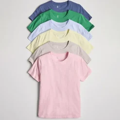 Xersion Womens Cotton Crew Neck Short Sleeve T-Shirt