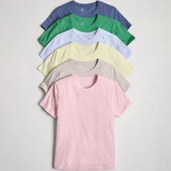 Xersion Womens Cotton Crew Neck Short Sleeve T-Shirt