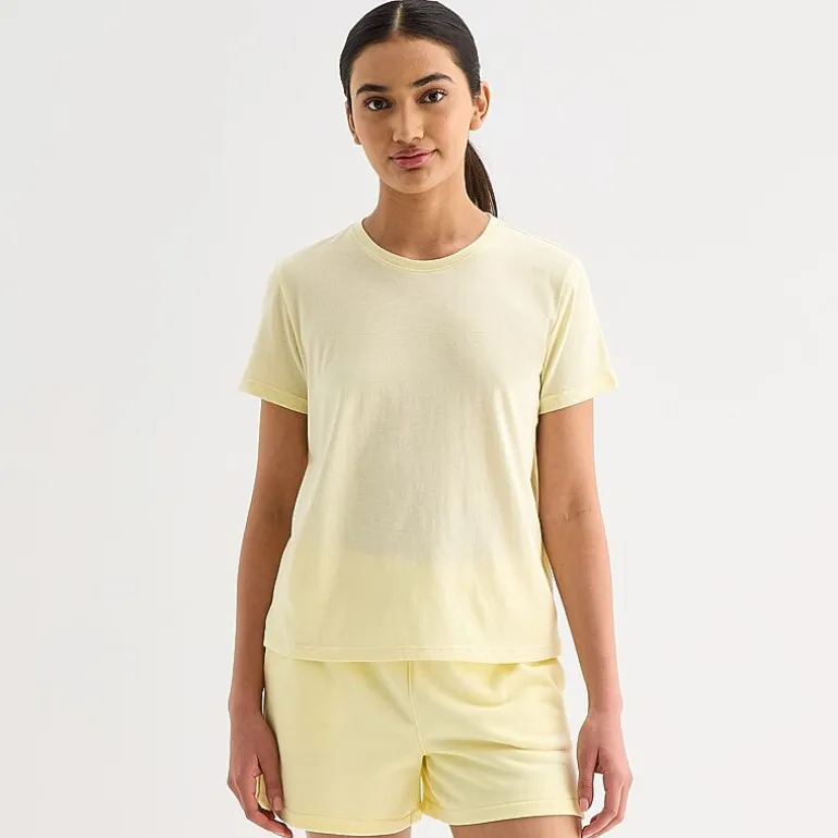 Xersion Womens Cotton Crew Neck Short Sleeve T-Shirt