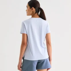 Xersion Womens Cotton Crew Neck Short Sleeve T-Shirt