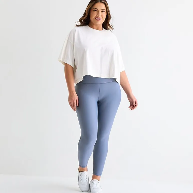 Xersion Womens Crew Neck Short Sleeve Active Plus T-Shirt
