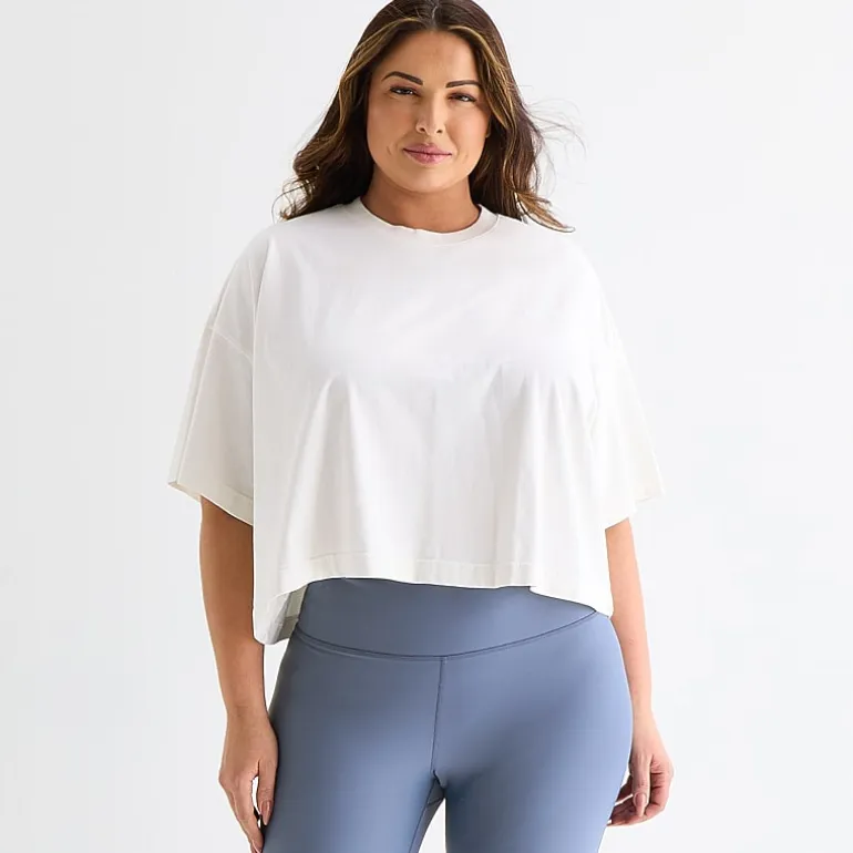 Xersion Womens Crew Neck Short Sleeve Active Plus T-Shirt