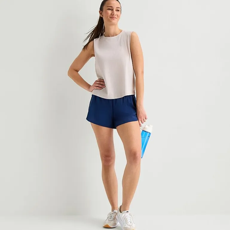 Xersion Womens Crew Neck Sleeveless Active Tank Top