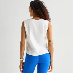 Xersion Womens Crew Neck Sleeveless Active Tank Top