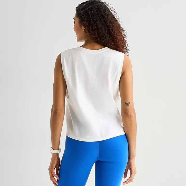 Xersion Womens Crew Neck Sleeveless Active Tank Top