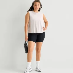 Xersion Womens Crew Neck Sleeveless Active Plus Tank Top