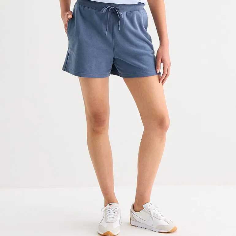 Xersion Womens 4" French Terry Active Pull-On Short