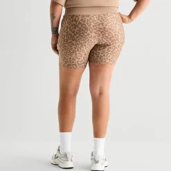Xersion Womens 7" High Rise Plus Stretch Fabric Drawstring Waist Quick Dry Bike Short