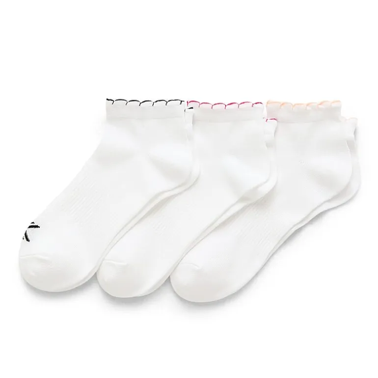 Xersion Womens Multi-Pack 3 Pair Low Cut Socks