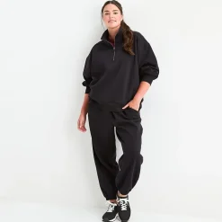 Xersion Womens Oversized Super Soft Fleece Half Zip Pullover Plus
