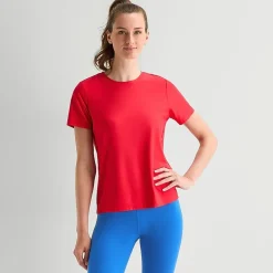 Xersion Womens Performance Crew Neck Short Sleeve T-Shirt