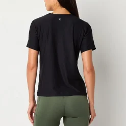 Xersion Womens Performance Crew Neck Short Sleeve T-Shirt