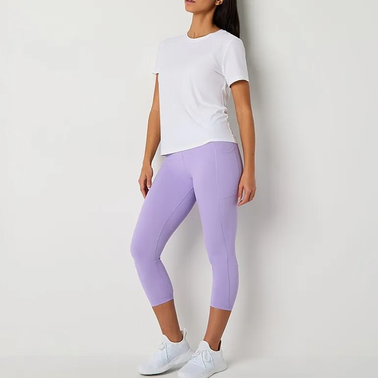 Xersion Womens Performance Crew Neck Short Sleeve T-Shirt