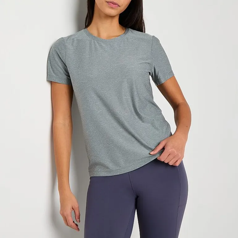 Xersion Womens Performance Crew Neck Short Sleeve T-Shirt
