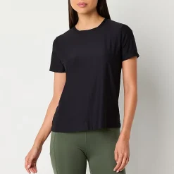Xersion Womens Performance Crew Neck Short Sleeve T-Shirt