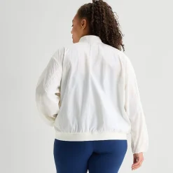 Xersion Womens Plus Midweight Track Jacket