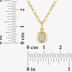Yes, Please! (G-H, Si2-I1) Womens 1/10 CT. T.W. Lab Grown White Diamond 14K Gold Over Silver 2-pc. Jewelry Set