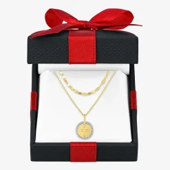 YES, PLEASE! 2-pc. Diamond-Accent Necklace Set in 14K Gold Over Silver