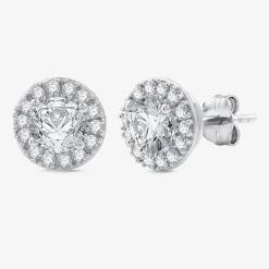 Yes, Please! Womens Lab Created White Sapphire 2-pc. Pendant Necklace Set