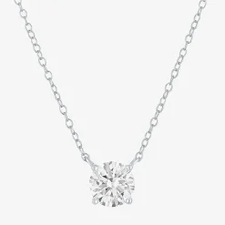 Yes, Please! Womens Lab Created White Sapphire Sterling Silver Round 2-pc. Jewelry Set