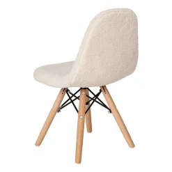 Zula Padded Sherpa Side Chair for Kids